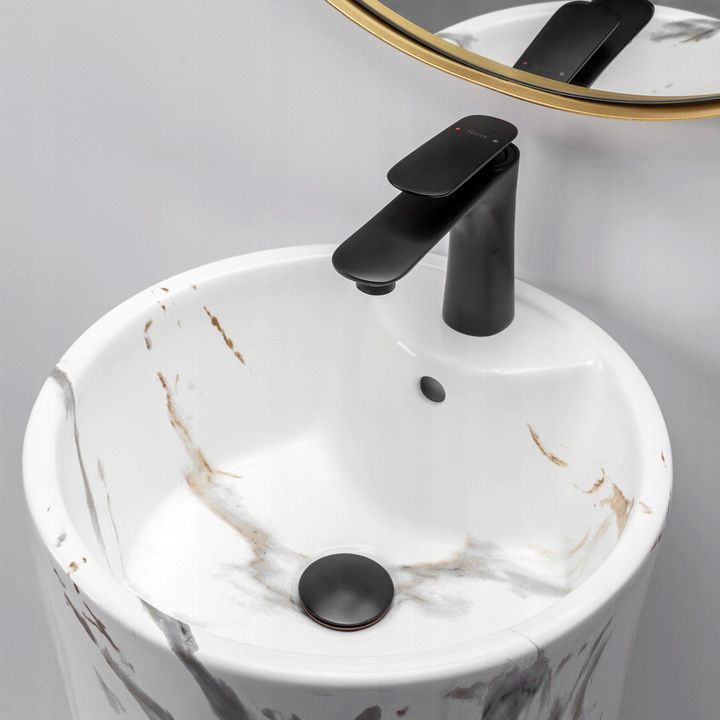 Umywalka Ceramiczna Wolnostojąca Blanka Marble Marmur