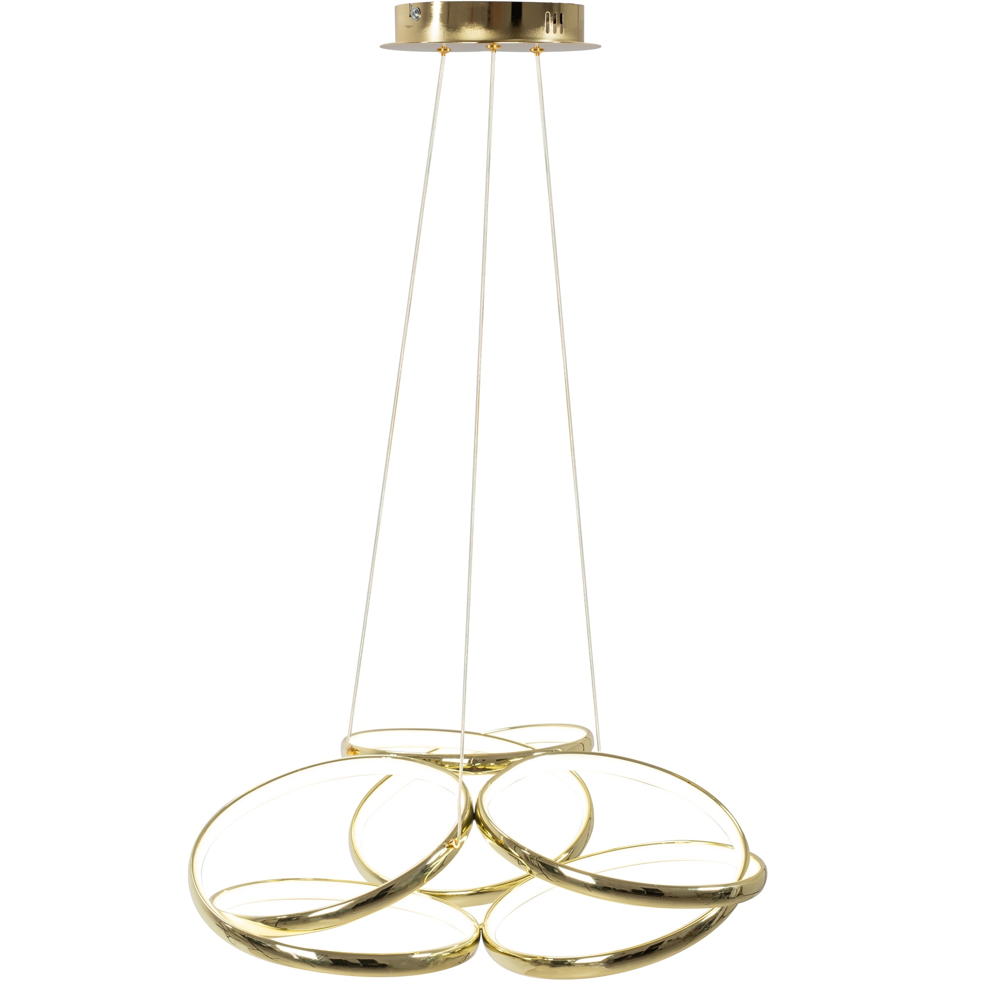 Lampa sufitowa nowoczesna LED + PILOT APP794-CP Flat  Złota  3