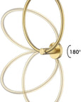 Wieszak łazienkowy RING 332915B MIST 05 Złoty Szczotkowany