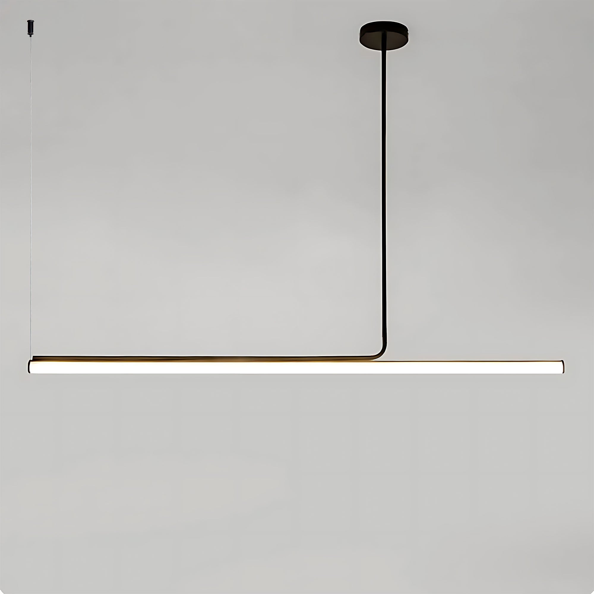 LAMPA SUFITOWA WISZĄCA LED APP1660-CP Black 140cm  9