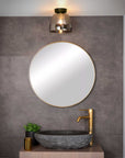 Lampa sufitowa lustrzana  APP1303-1C Czarna  7