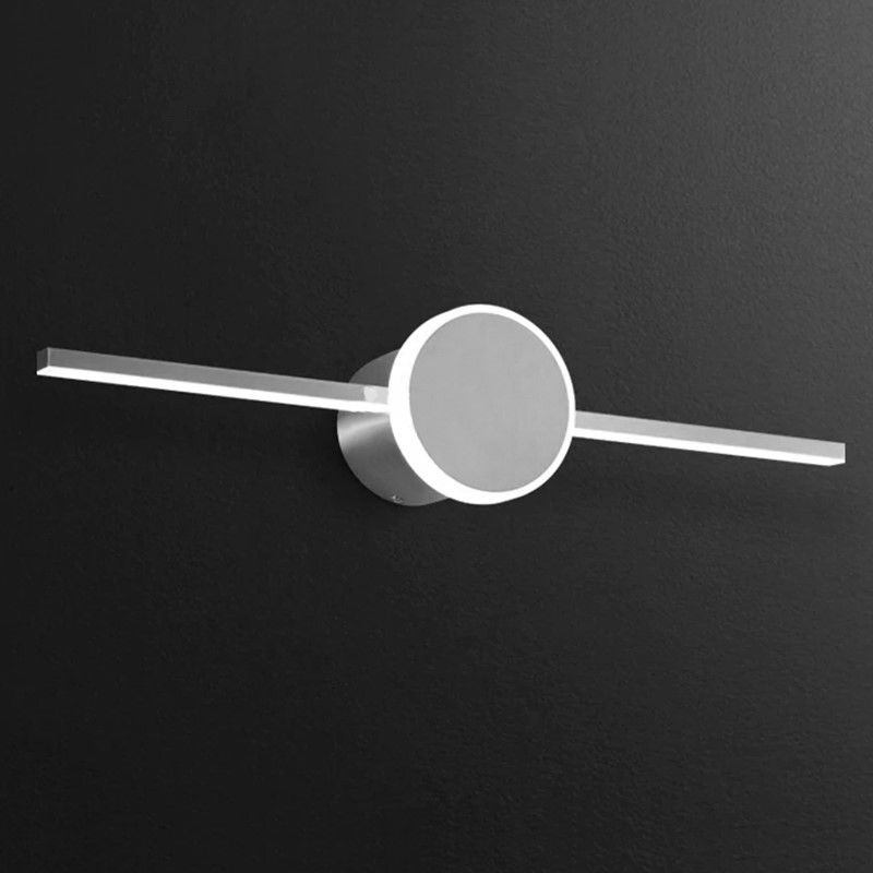 Kinkiet łazienkowy LED Round Chrom 40cm APP845-1W