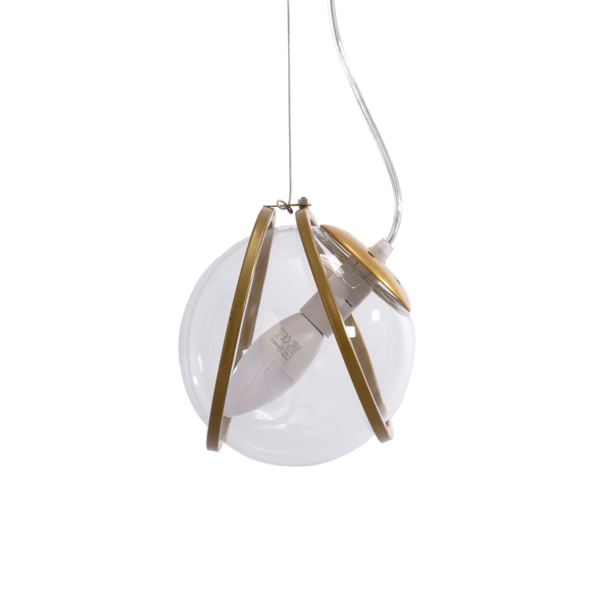 Lampa wisząca APP1089-1CP Złota  3