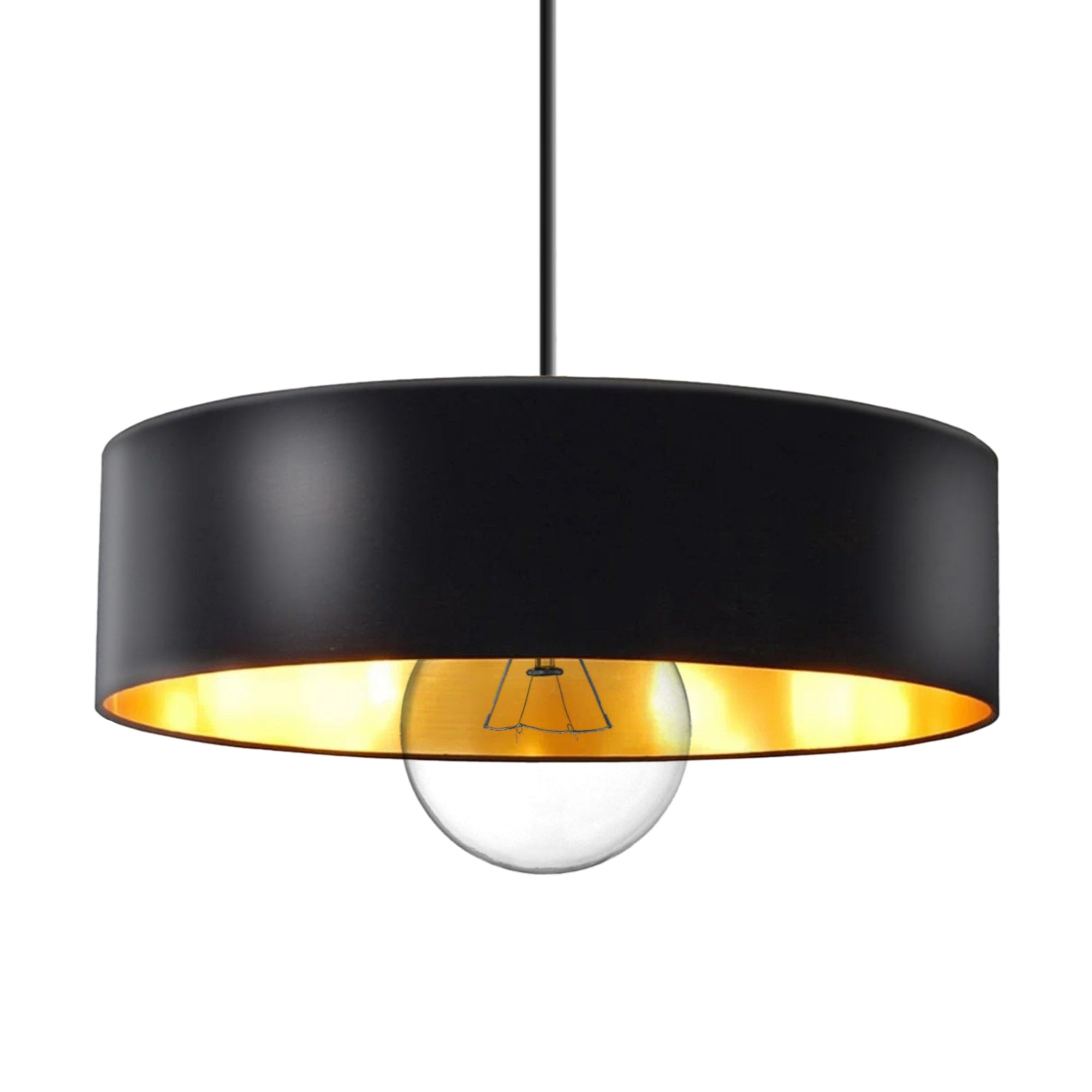 Lampa Wisząca APP1333-1CP BLACK GOLD  3