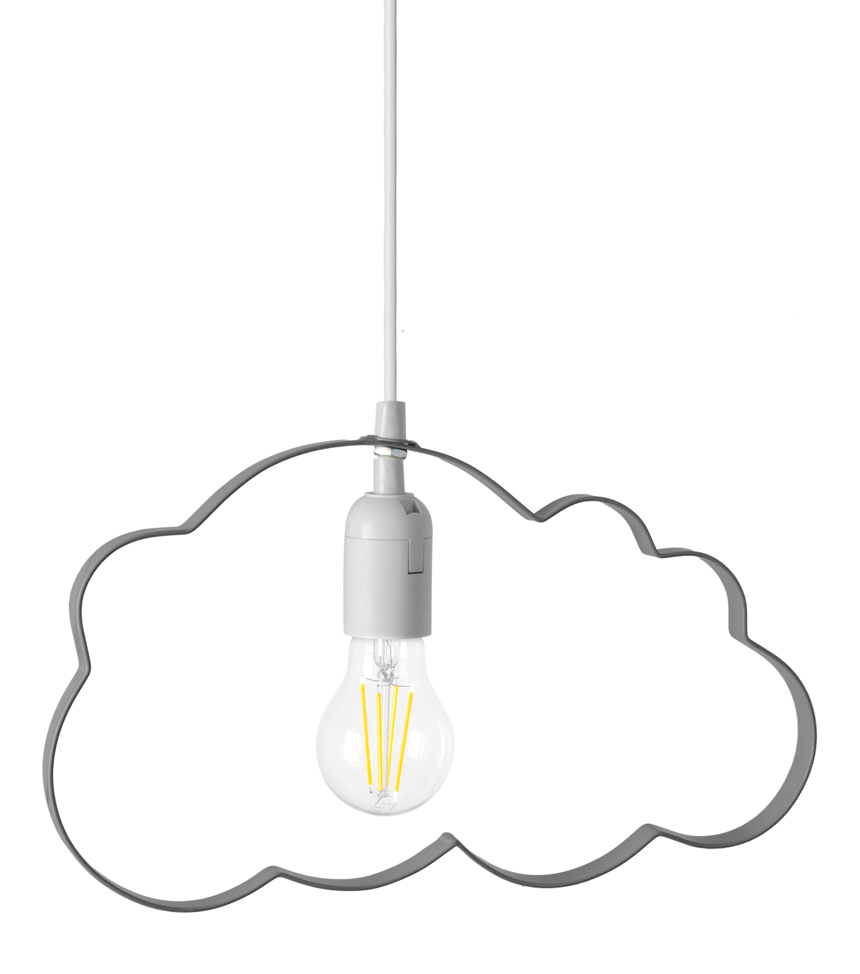 LAMPA WISZĄCA CHMURKA SZARA  6