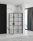 Kabina prysznicowa Rea Molier Black Double 100x100