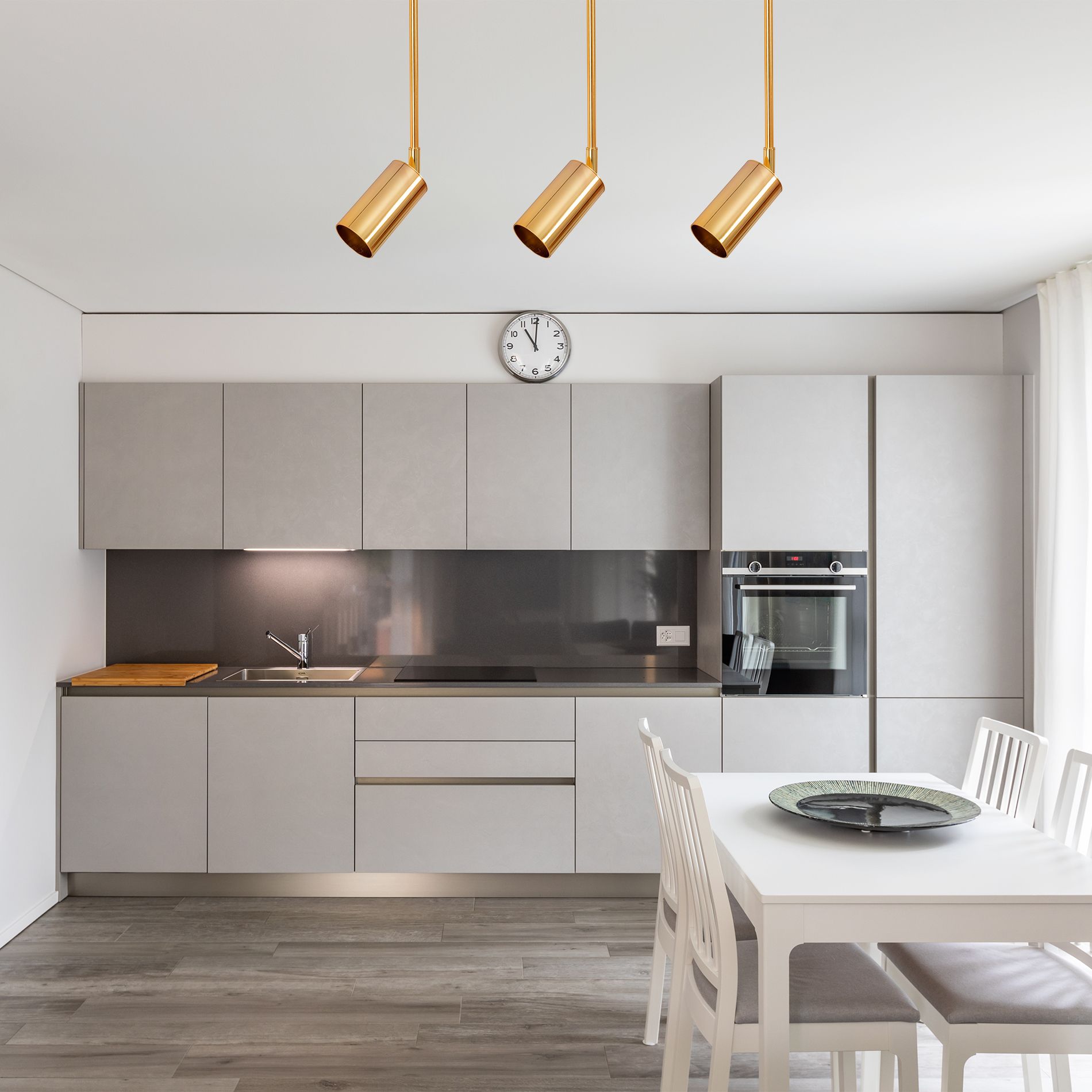 LAMPA SUFITOWA WISZĄCA APP610-1C Złota