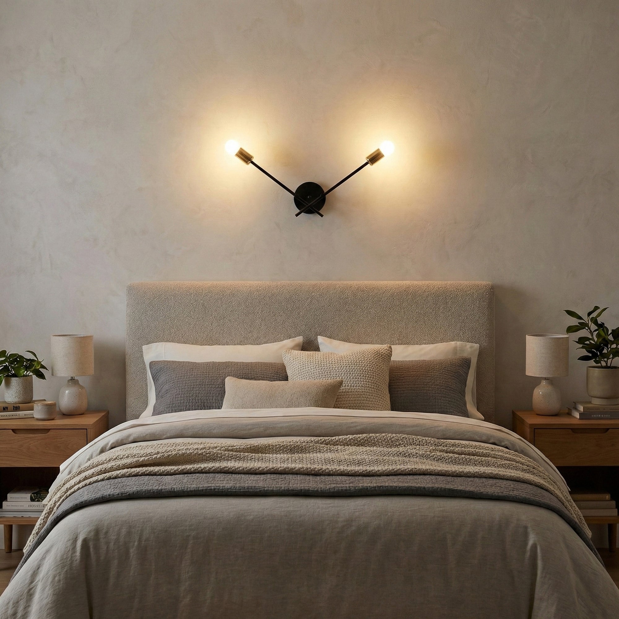 LAMPA ŚCIENNA KINKIET APP1119-2W Czarna  7