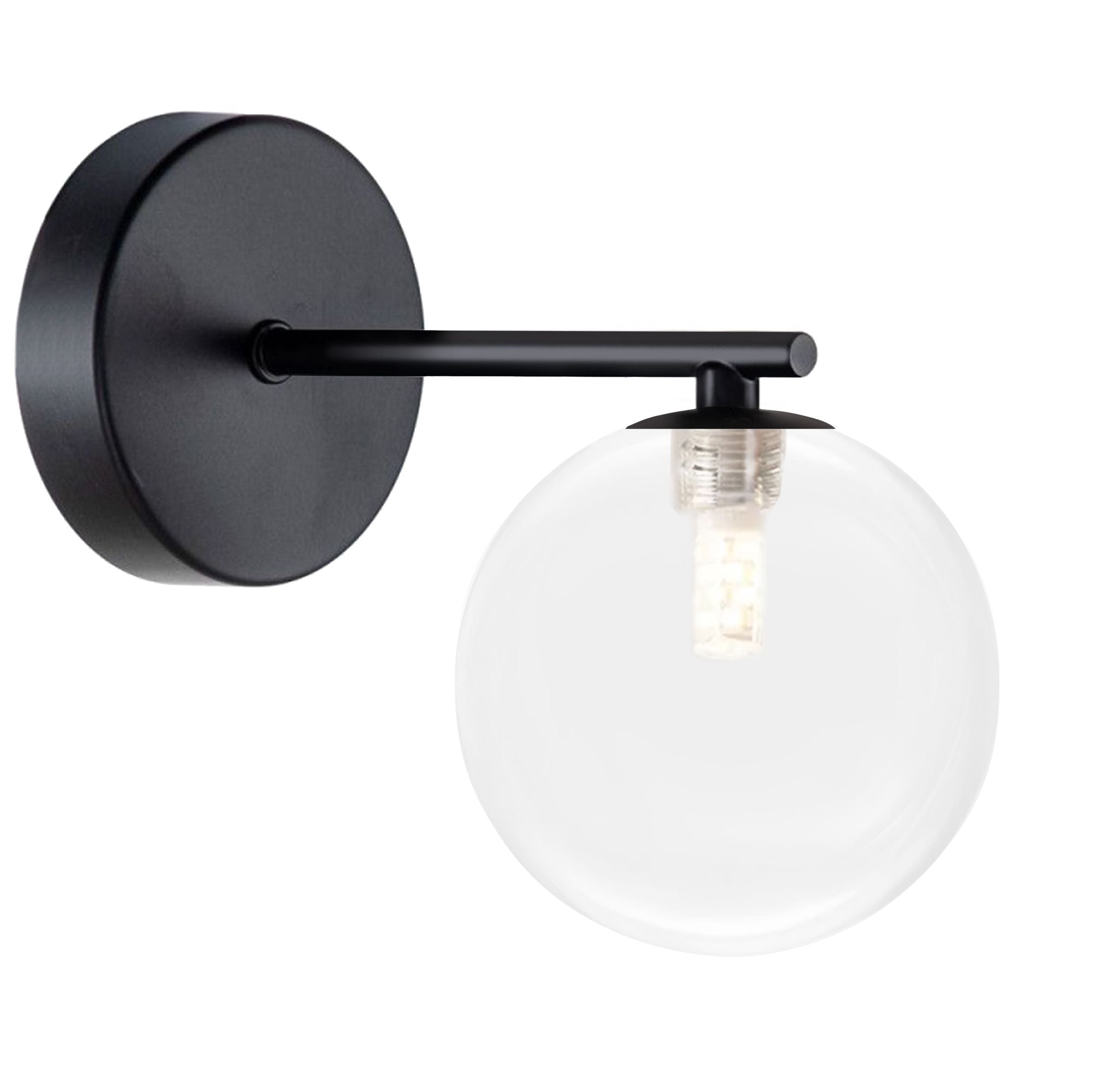 LAMPA ŚCIENNA KINKIET APP1160-1W  Czarny  6