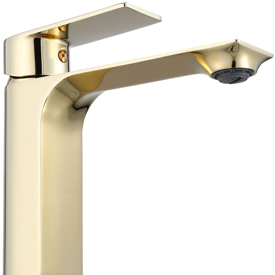 Bateria Umywalkowa REA URBAN Złota Gold Wysoka