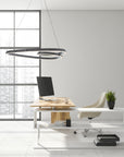 Lampa Sufitowa Wisząca Loop LED + Pilot APP798-cp Chrom  7