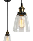 Lampa sufitowa wisząca szklana Verto D