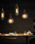 Lampa Sufitowa Wisząca Szklana Tuba APP628-1CP