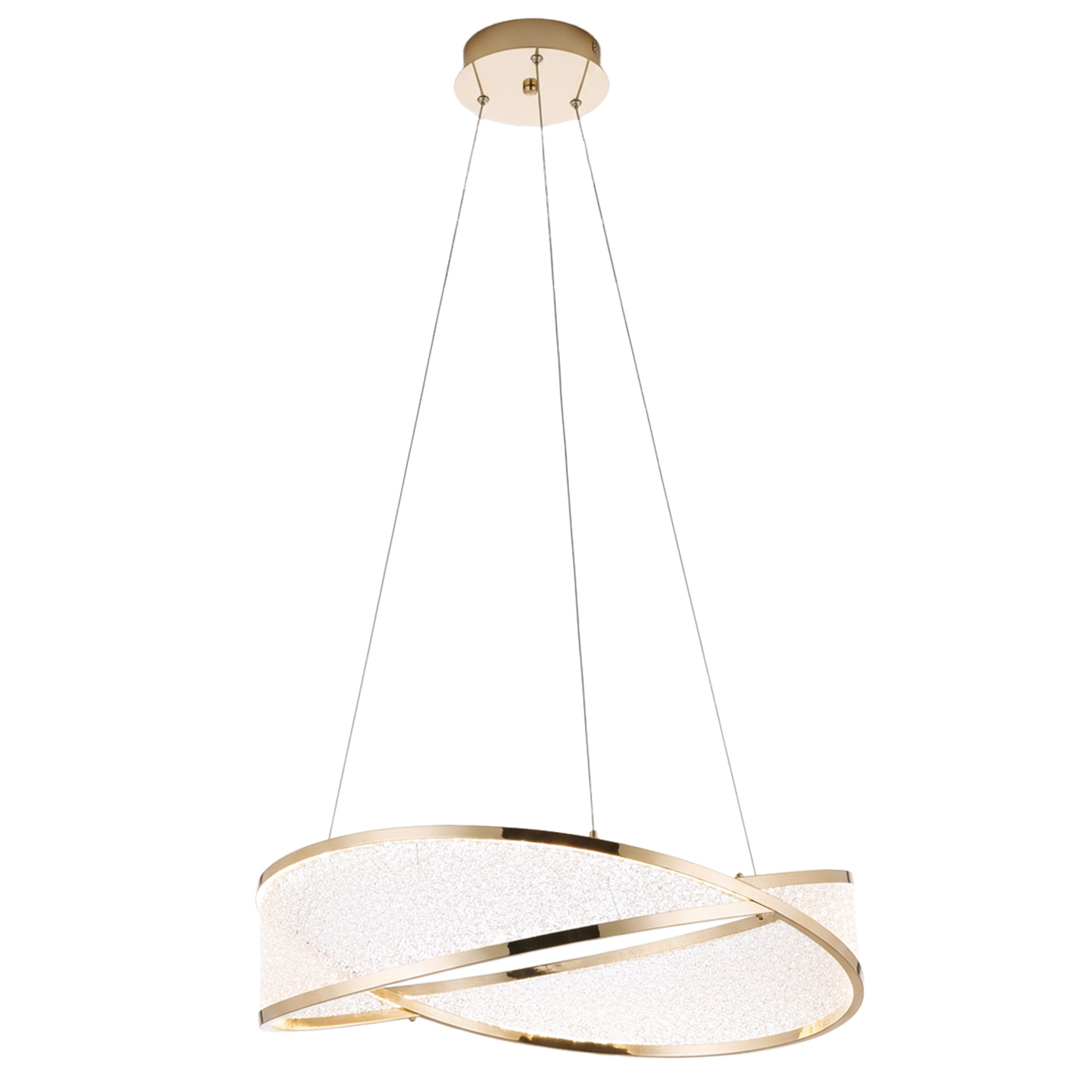 Lampa Sufitowa Wisząca G136-cp 50cm Złota  1