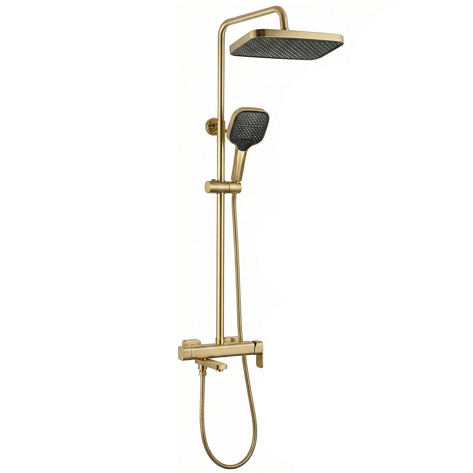 Zestaw Prysznicowy Rea Arlo Złoty Szczotkowany  2