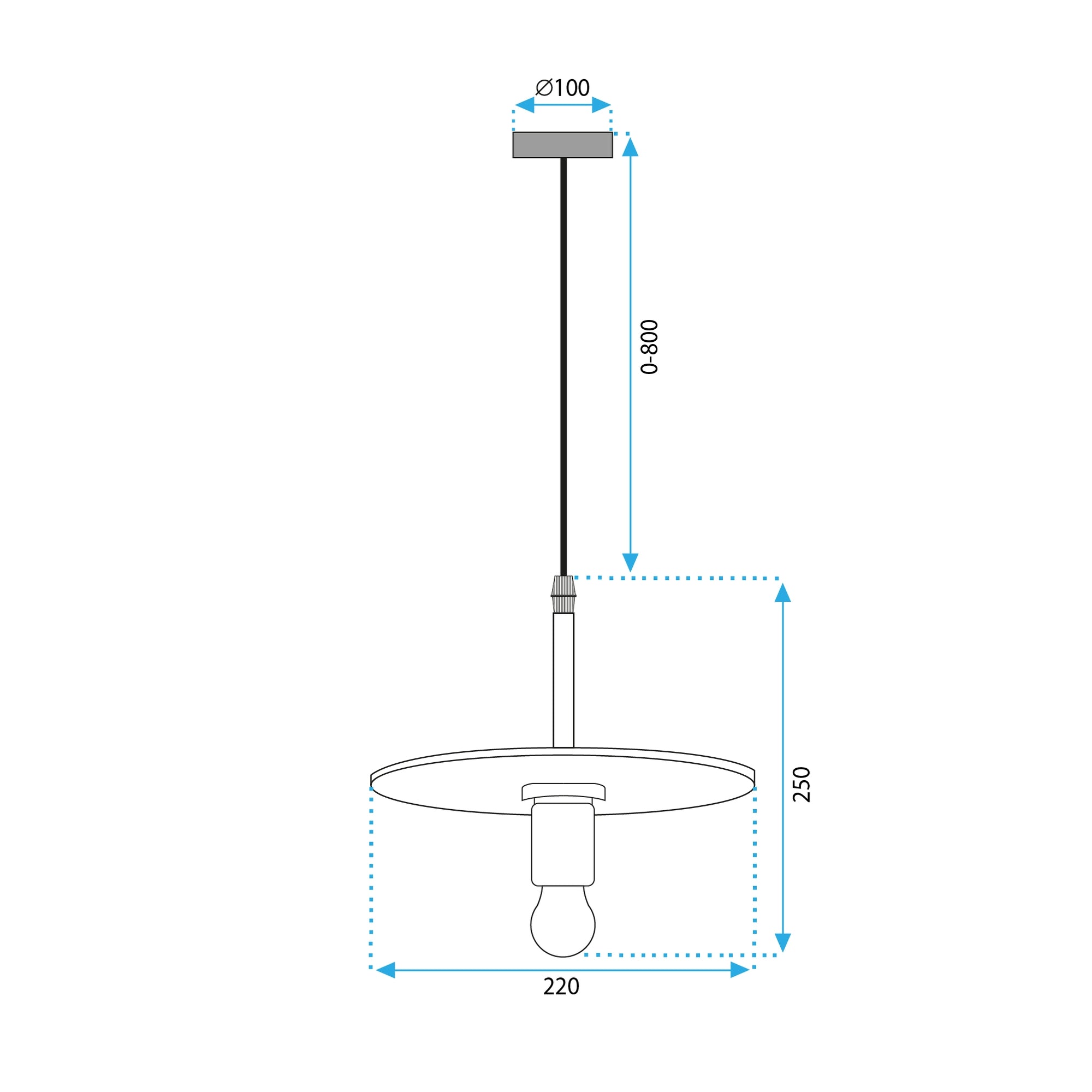 Lampa Wisząca APP1180-1CP  8