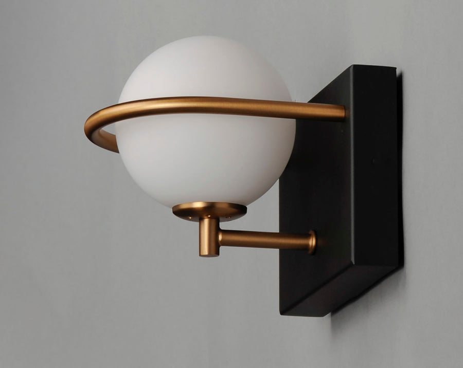 LAMPA ŚCIENNA KINKIET APP1300-1W Czarno Złota