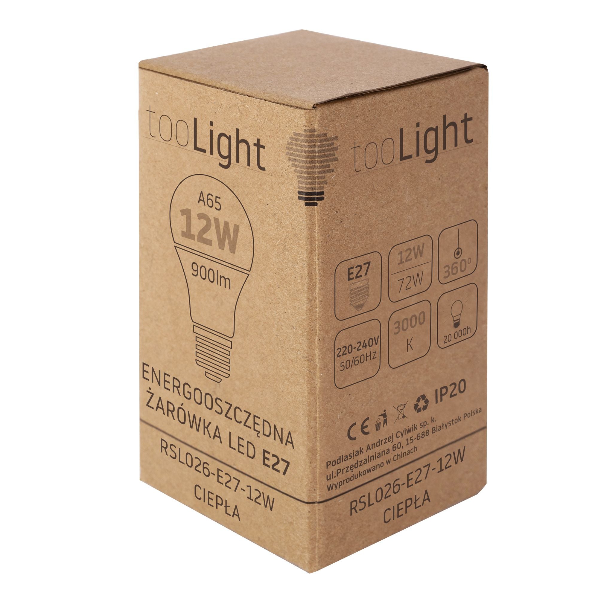 Żarówka LED Ciepła E-27 12W RSL026