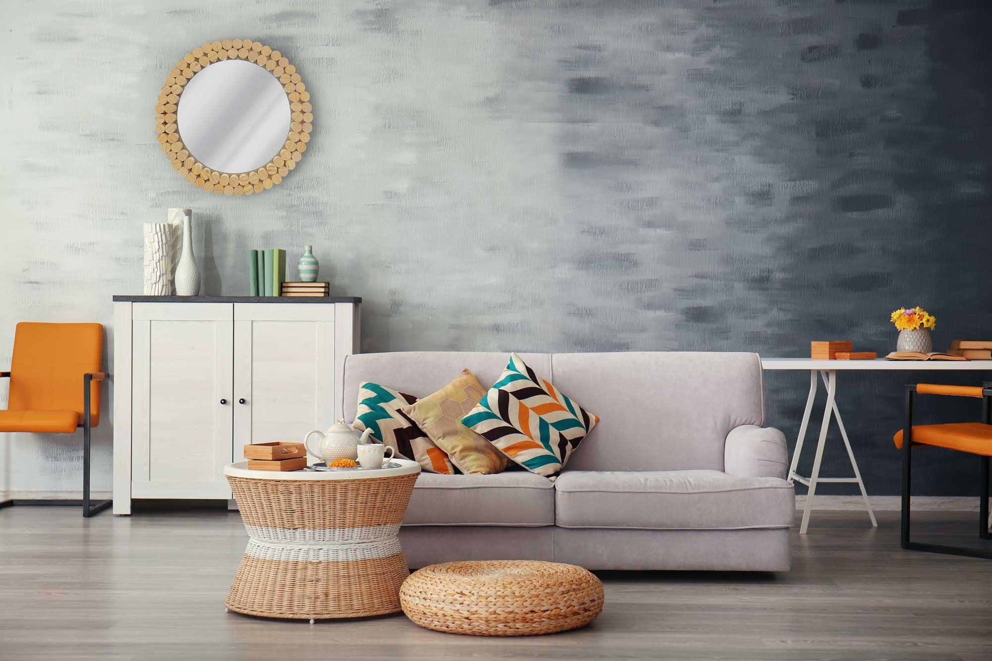 Lustro Ścienne Boho 36cm Klna-mr01  5