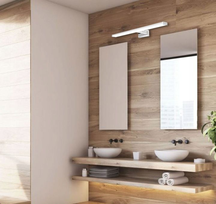 LAMPA KINKIET ŁAZIENKOWY LED NAD LUSTRO 18W 90CM APP371-1W CHROM