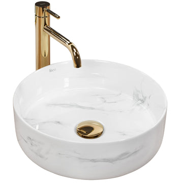 Umywalka nablatowa Rea Sami Nature Marble