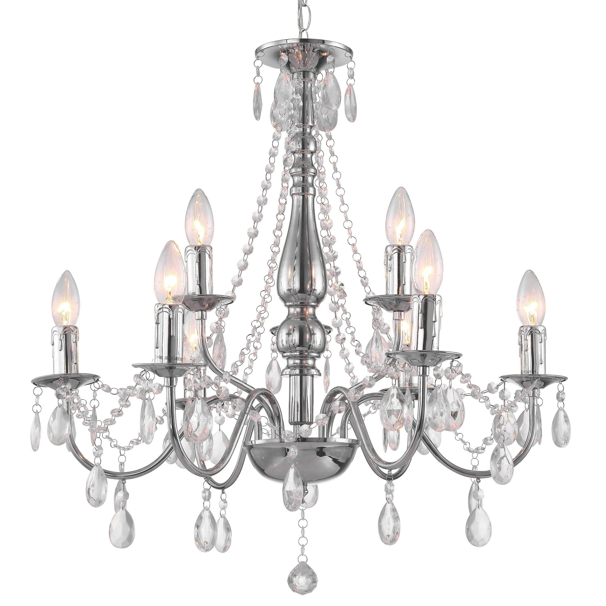Lampa Sufitowa Wisząca Ebt016-9cp Chrom  8