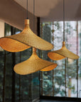 Lampa Wisząca Bambusowa APP1642-1CP 30cm  8