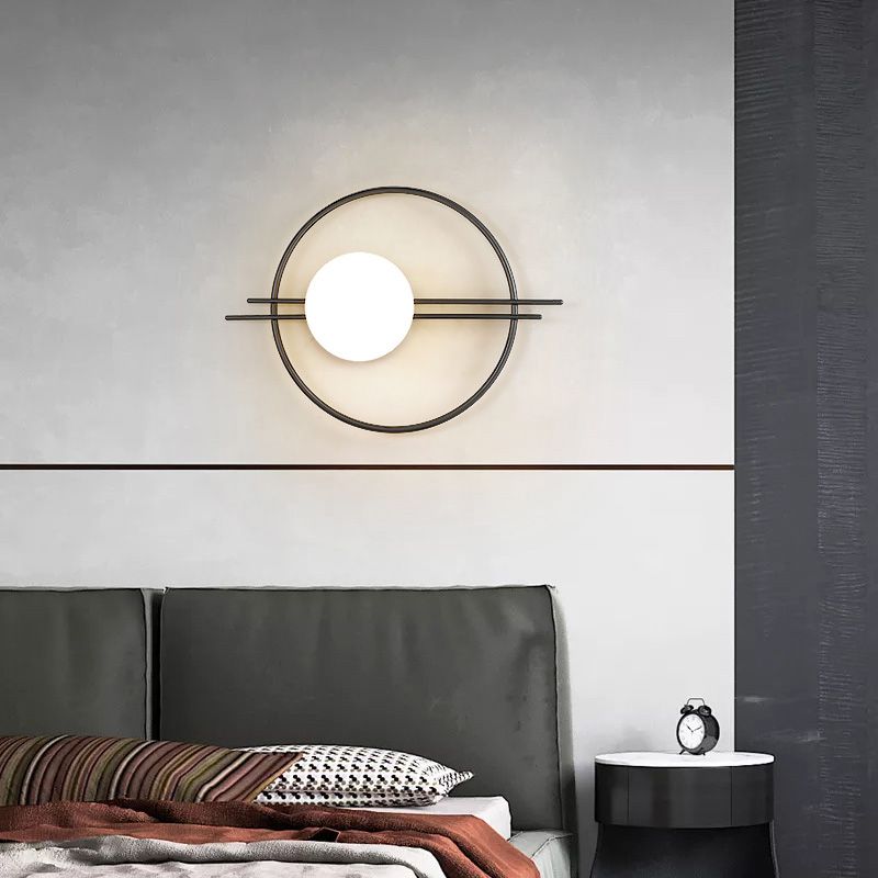 LAMPA ŚCIENNA KINKIET APP1435-W CZARNA