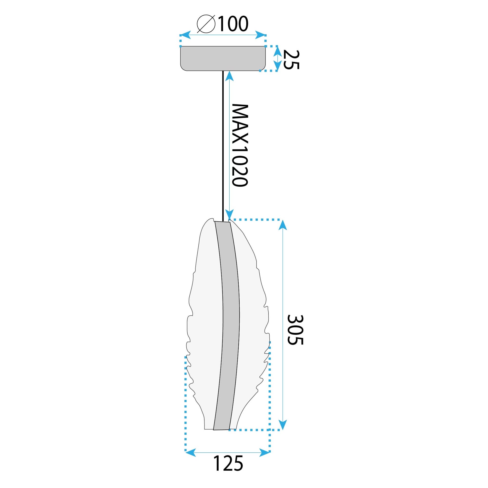 Lampa Sufitowa Wisząca Led G141-cp Złota  9