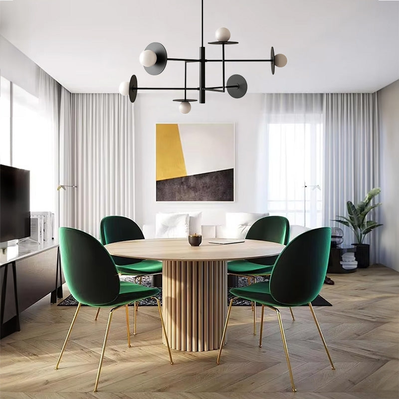 Lampa Wisząca APP1668-6CP Black  3