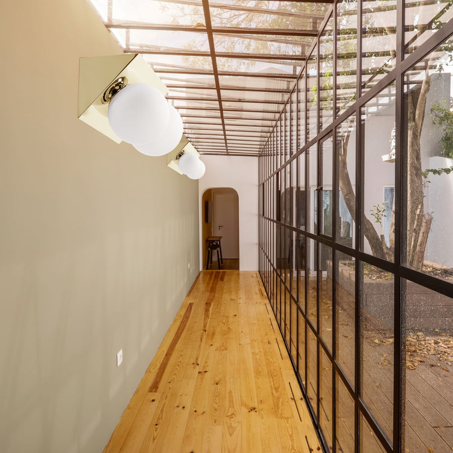 LAMPA ŚCIENNA KINKIET APP1229-2W Złota