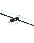 KINKIET ŁAZIENKOWY LED 80CM APP1346-W GOLD