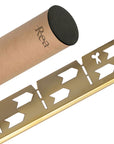 Listwa spadkowa brodzikowa 140cm Złota