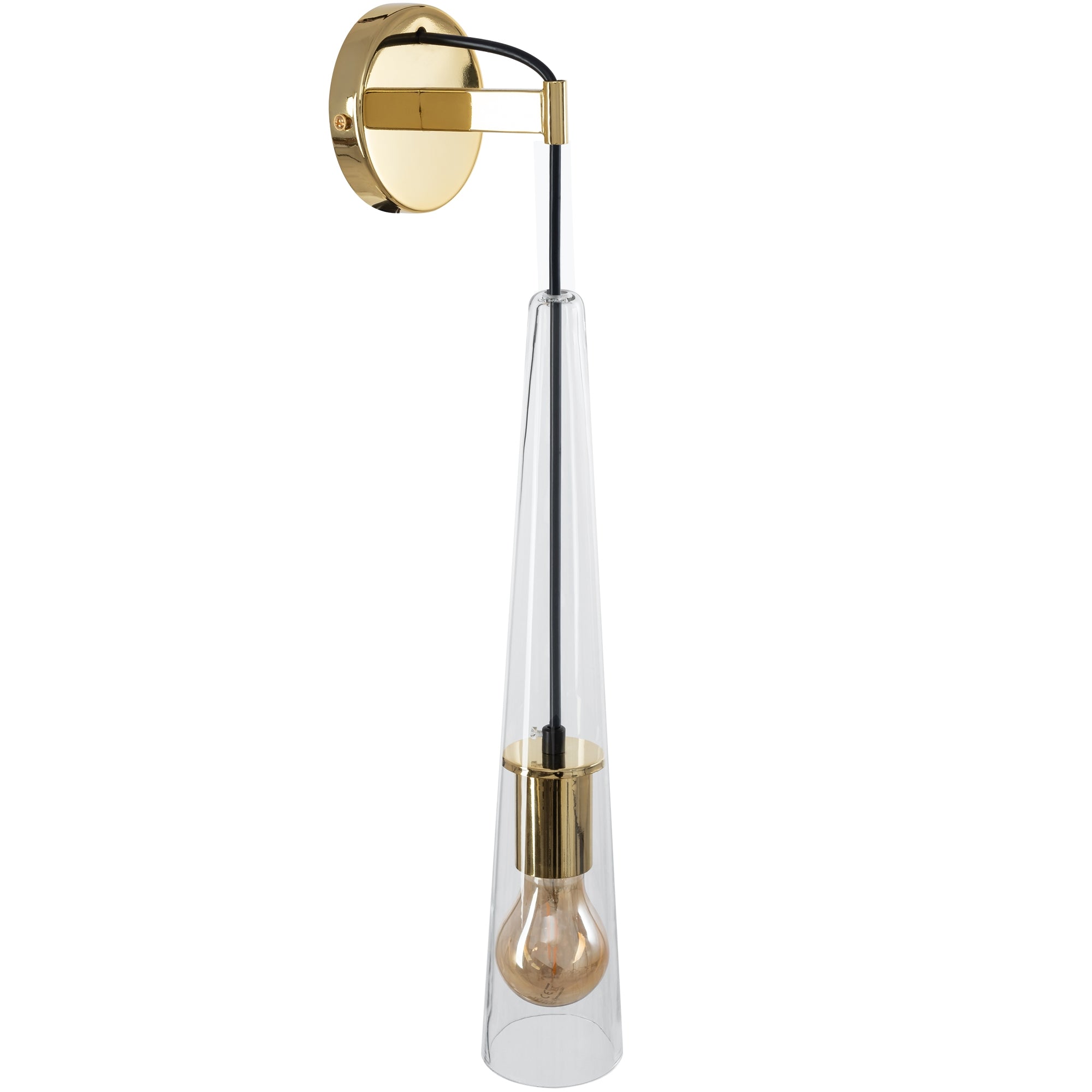 LAMPA ŚCIENNA KINKIET APP896-1W  Złota  3
