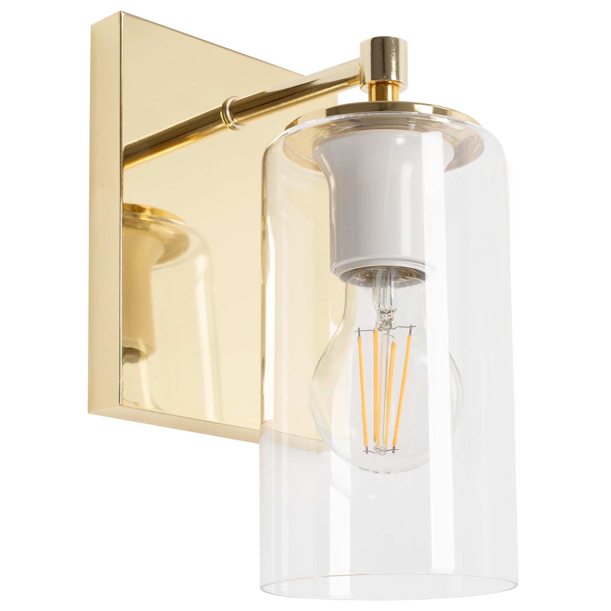 LAMPA ŚCIENNA KINKIET APP1224-1W  Złota  2