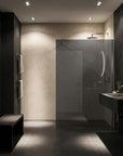 Kabina prysznicowa Walk-In Rea Flexi Grey / Chrome 100  6