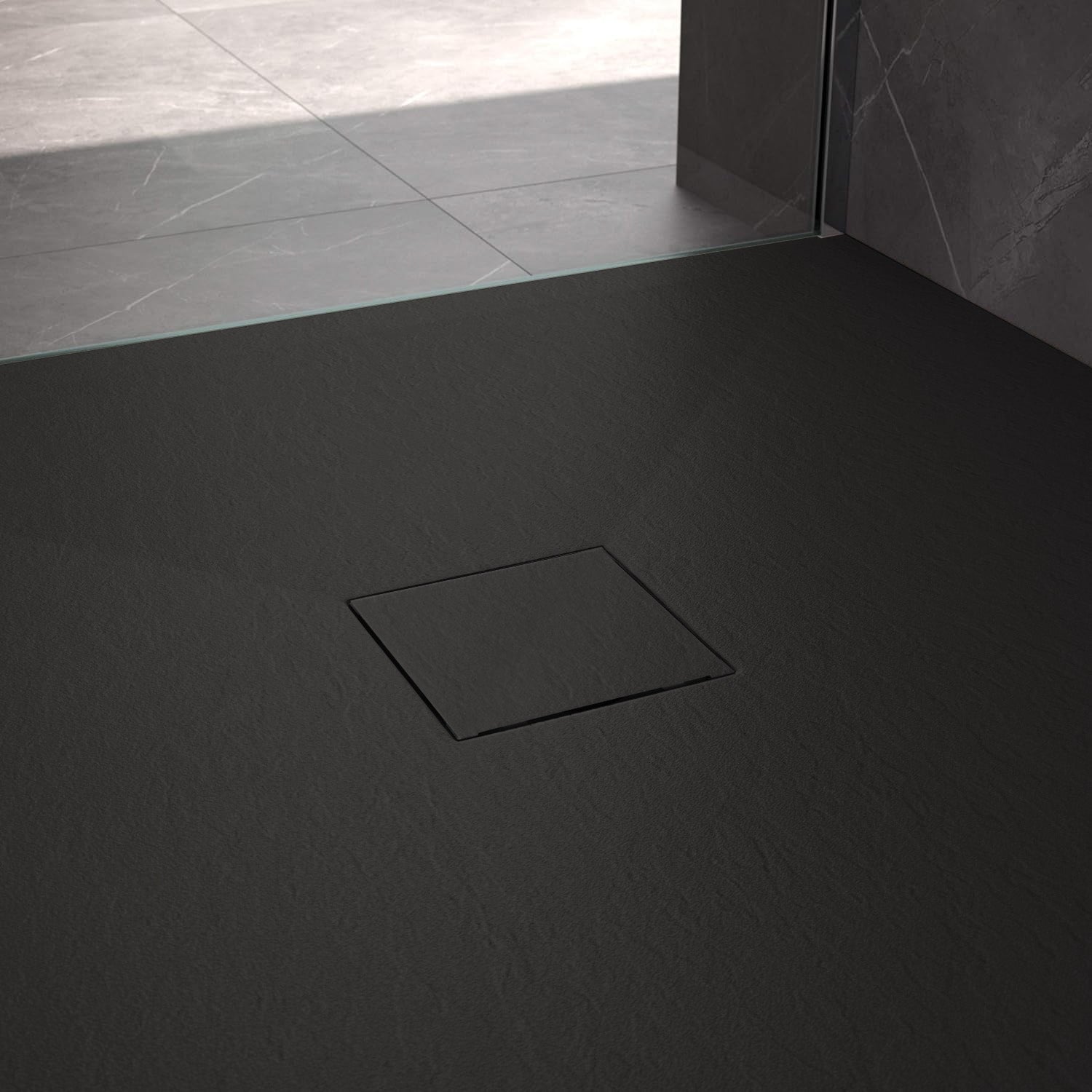 Brodzik Prysznicowy Magnum Black 80x100  3