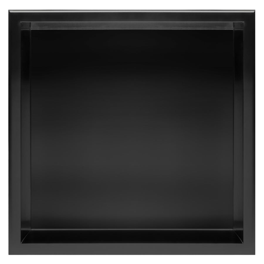 PÓŁKA WNĘKOWA ŁAZIENKOWA 30x30 czarny mat