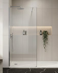 Kabina Prysznicowa Walk-in Rea Flexi Transparent / Chrome 80  2
