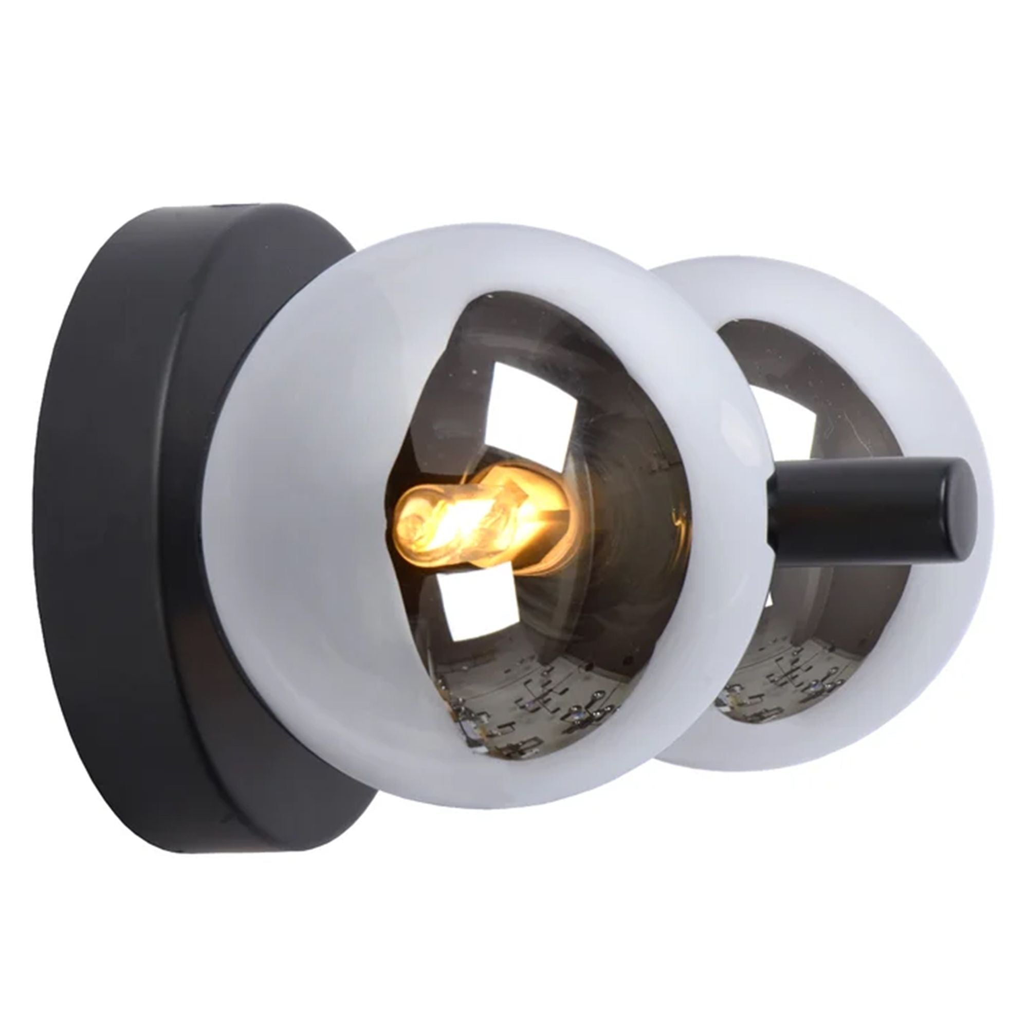 LAMPA ŚCIENNA KINKIET APP1162-2W  Czarny