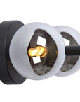 LAMPA ŚCIENNA KINKIET APP1162-2W  Czarny