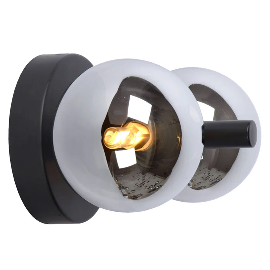 LAMPA ŚCIENNA KINKIET APP1162-2W  Czarny