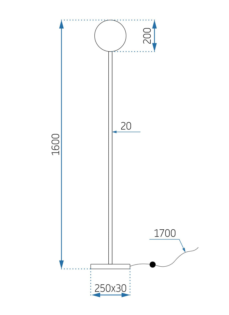 Lampa Stojąca Podłogowa APP926-1F