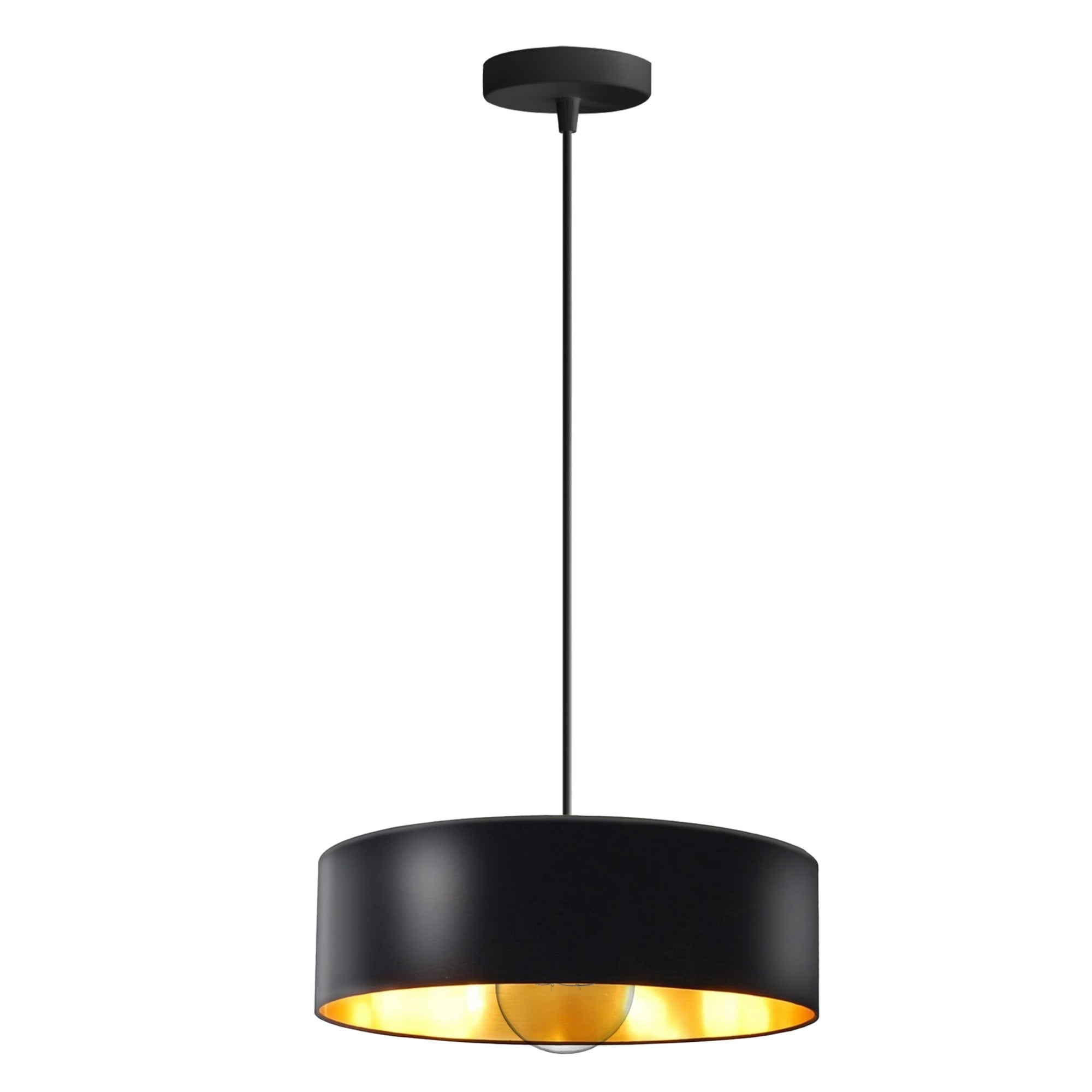 Lampa Wisząca APP1333-1CP BLACK GOLD  2