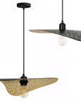 LAMPA SUFITOWA WISZĄCA APP1468-1CP czarna/stare złoto  1