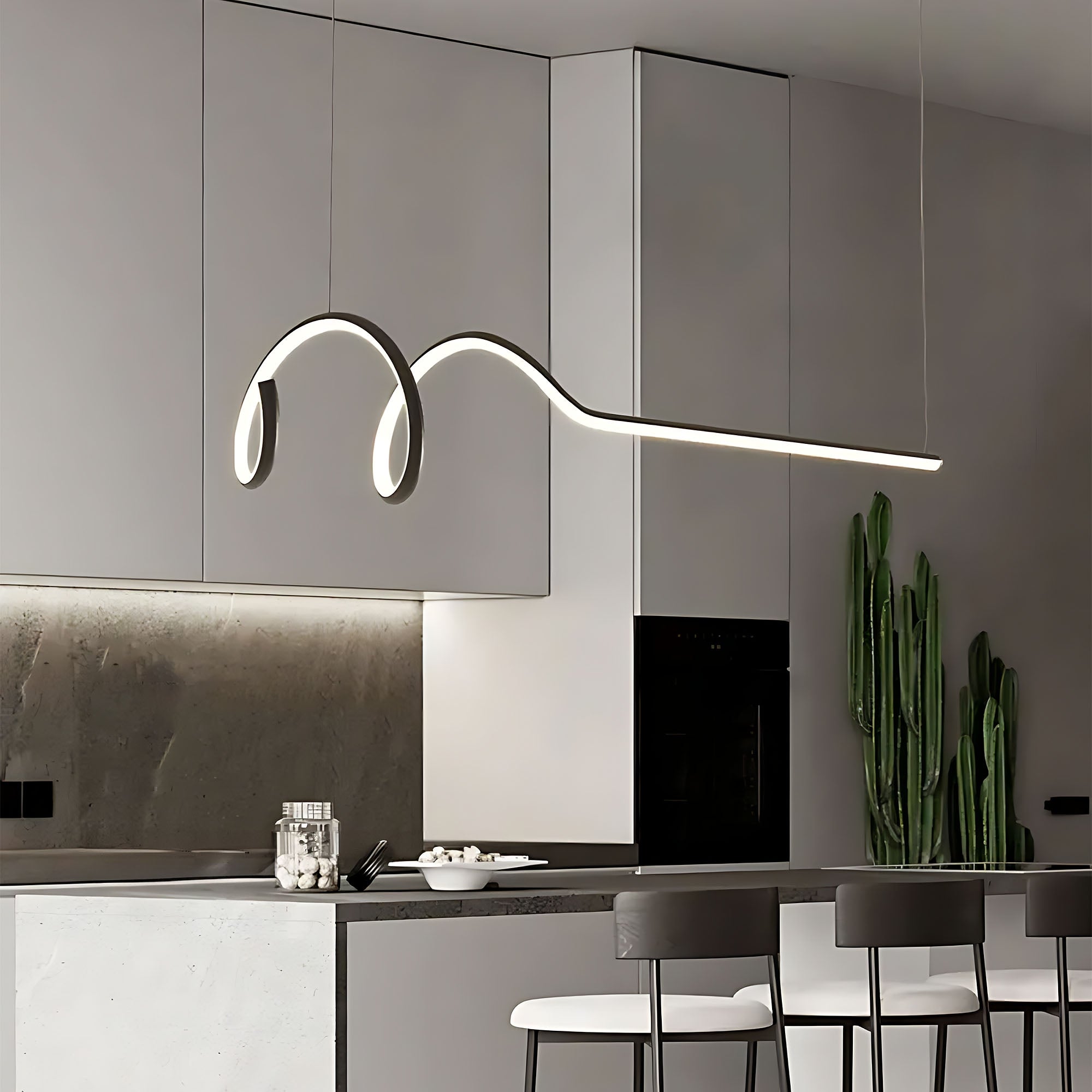 Lampa Wisząca Lhj030-cp 120cm Black  7
