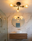 Lampa Wisząca APP1117-3C Czarno Złota  8