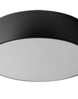 Lampa Plafon 30cm Okrągła Sufitowa app640-3c Czarna