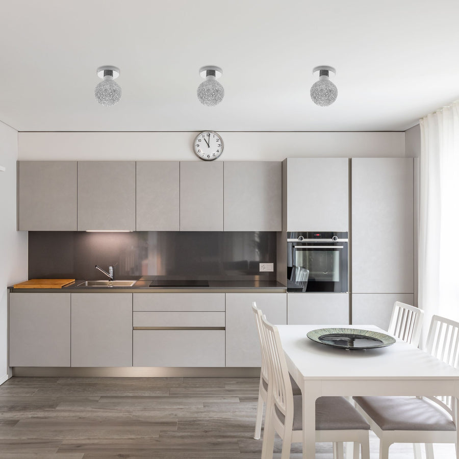 Lampa Wisząca Plafon Metalowa  APP670-1C CHROM