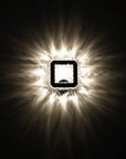Lampa ścienna kinkiet kryształowy led kwadratowy APP415-W APP416-W